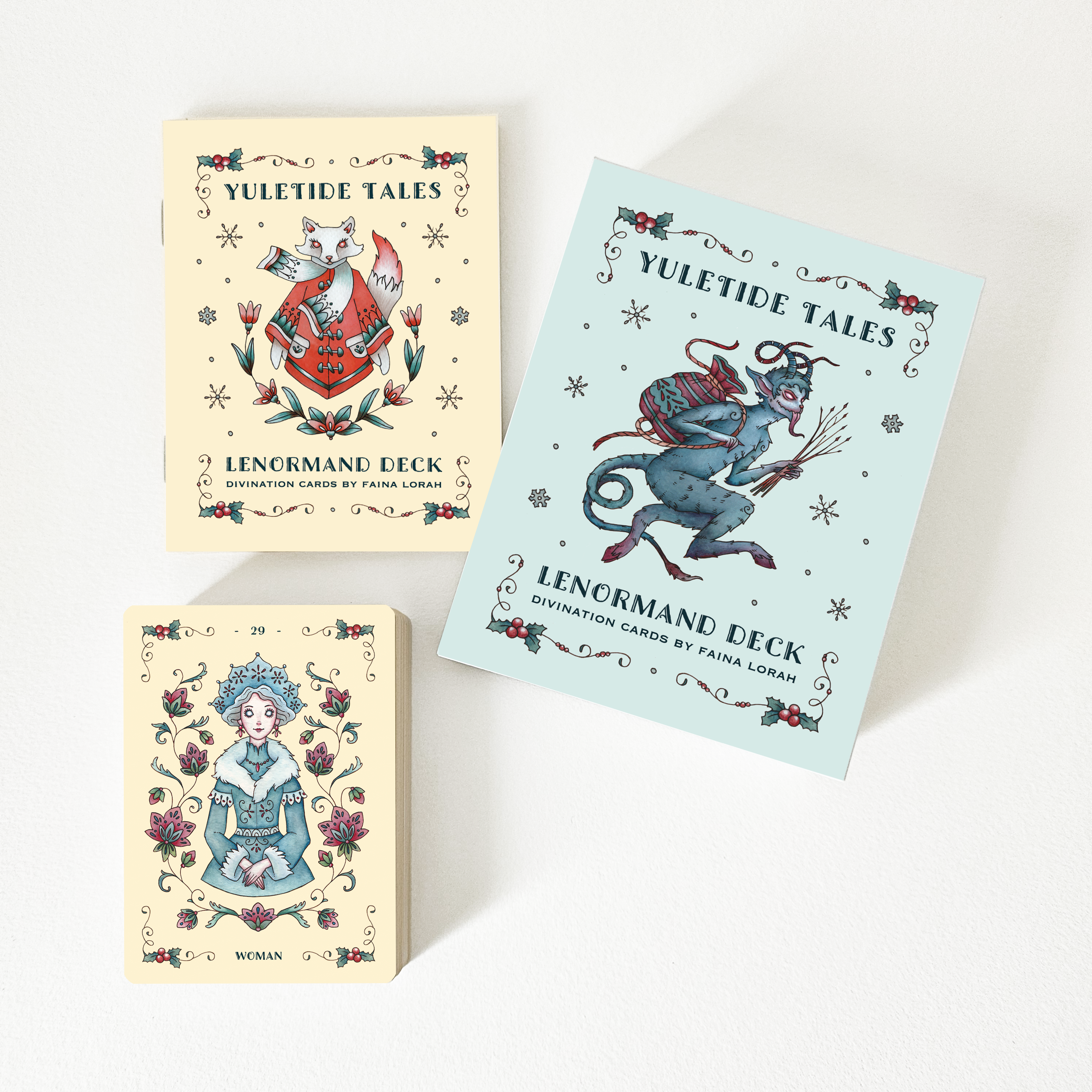 Yuletide Tales Lenormand - Deluxe Ed - Christmas Oracle Deck